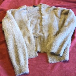 Brown fuzzy sweater